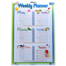 WALL CHART - WEEKLY PLANNER